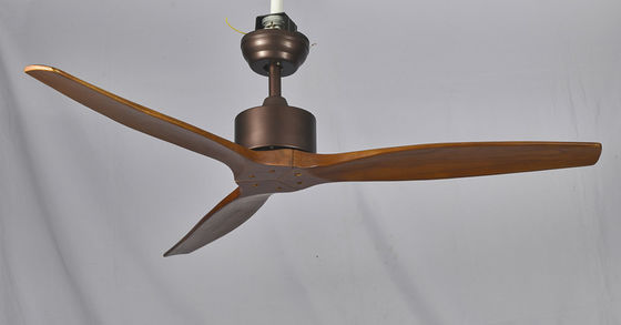 Lames à télécommande modernes d'intérieur de Ploywood du moteur 3 de C.C de lumière de fan de plafond de Dimmable