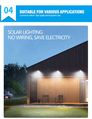 maison actionnée solaire du réverbère de C.C 100W LED de 6500K 12v 110lm/W utilisant