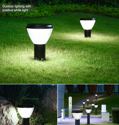35/65/85 rhéostat solaire de soutien de la lumière 6500LM de jardin de l'acier inoxydable LED de cm