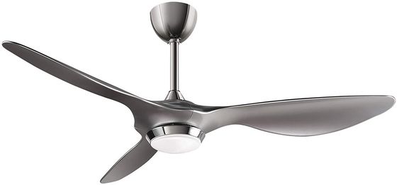 La fan de plafond 72w lumineuse moderne de luxe a mené le commutateur léger de moteur en métal de lampe de corps
