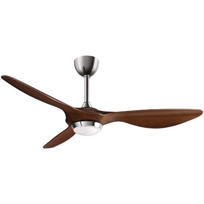La fan de plafond 72w lumineuse moderne de luxe a mené le commutateur léger de moteur en métal de lampe de corps