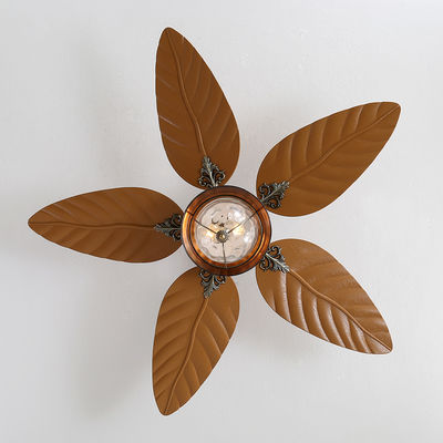 Lame escamotable invisible à télécommande décorative moderne de 4100k Crystal Ceiling Fan With Light