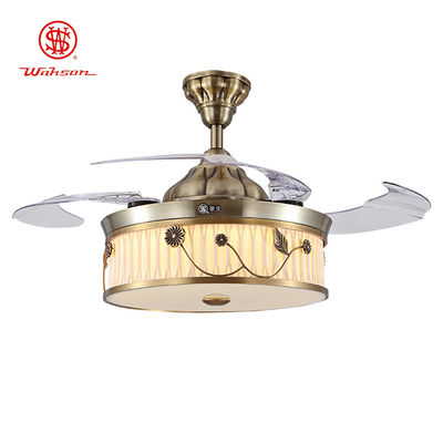 fan de plafond cachée par 5250lm de lame avec la lumière