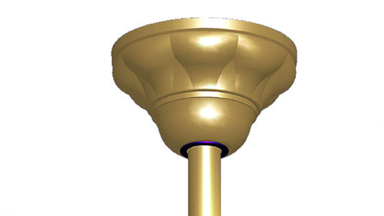 Lumière escamotable de fan de plafond de Crystal Lampshade Silent LED 36W avec les lames se pliantes