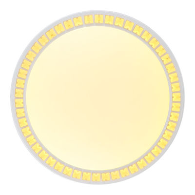 Fan de plafond pliable blanche décorative moderne de 5250lm 70W avec la lumière pour la maison