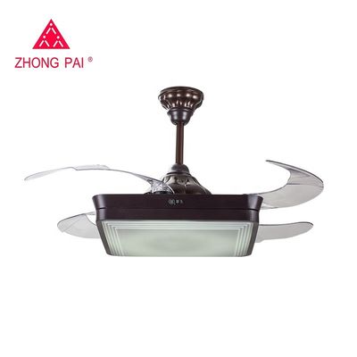 Brown lumière escamotable de fan de plafond de bâti affleurant de 70 watts avec 5250lm à distance