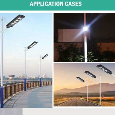 lampe extérieure solaire Ip65 de réverbères de 6000K 100W 200W 300W à télécommande