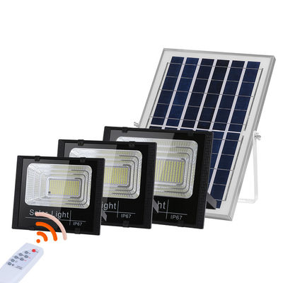60 watts 100 lumières d'inondation solaires extérieures actionnées solaires des projecteurs 6V 3V de watt