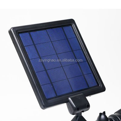 projecteur solaire de capteur de mouvement de 12LEDs 20-600Lumen tête solaire de projecteur de double