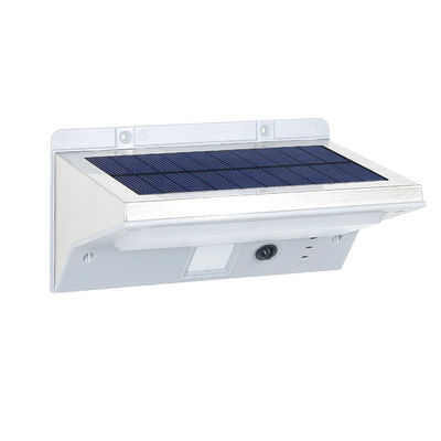 Lumière extérieure 3.7V de mur de capteur solaire d'IP65 6000-6500K LED avec la base en aluminium