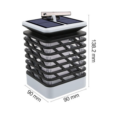 Lanternes accrochantes solaires extérieures imperméables 85lm/w de la fête de Noël 6000K