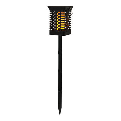 Torche de clignotement de lampe d'IP65 75 LED de jardin de flamme solaire solaire blanche chaude de la lumière 100lm/w