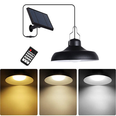 90lm/W 2800-3200K a mené les pendants solaires jetés solaires de lampe de yard de lumières pour le camping