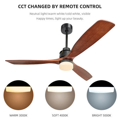Lumière réglable 1500lm de fan de plafond de lame de pouce 65W 60 3 de mode