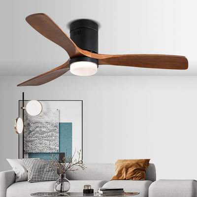 Style industriel 65 lampe en bois de fan de plafond de la fan de plafond de lame de watt 90lm/w 120v