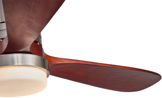 Vitesse en bois à la maison de la lumière trois de fan de plafond de l'hôtel 220v 1320MM d'EMC adaptée aux besoins du client