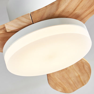 Fan de plafond 20w électrique de cru de lame de contreplaqué 52 pouces avec la décoration légère pour la maison