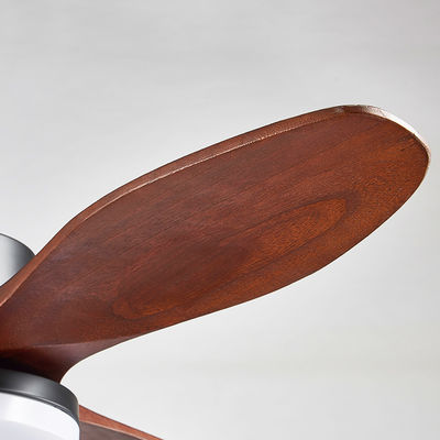 Fan de plafond 20w électrique de cru de lame de contreplaqué 52 pouces avec la décoration légère pour la maison