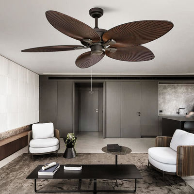 Fan économiseuse d'énergie de ventilateur de moteur électrique de lame de Plam de 52 pouces