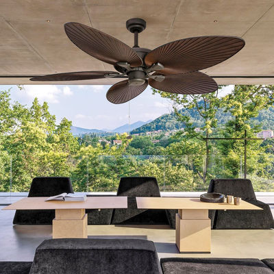 Fan économiseuse d'énergie de ventilateur de moteur électrique de lame de Plam de 52 pouces