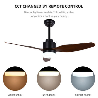 3 lumière à télécommande électrique de fan de plafond de la lame 65W 120V fan de plafond de 47 pouces