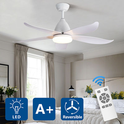 Grand style naturel du fer 3000K 35W 5 d'ABS de lame de plafond de lampe de fantaisie de fan