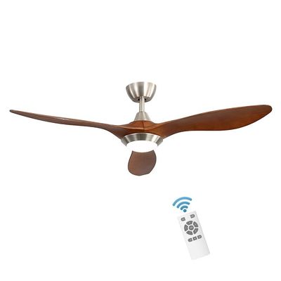 Fan de plafond électrique moderne de lame d'ABS de fer de 5000K 35Watt avec à télécommande