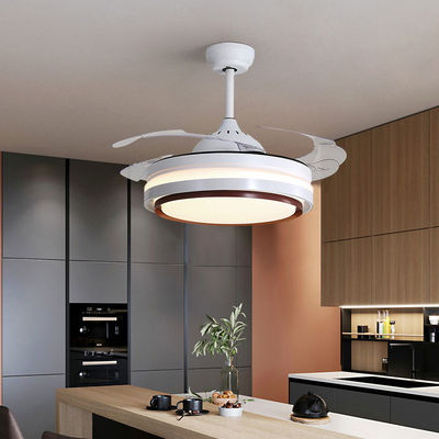 5000K lumineux superbe 65W fan de plafond affleurante de bâti de 42 pouces avec escamotable léger
