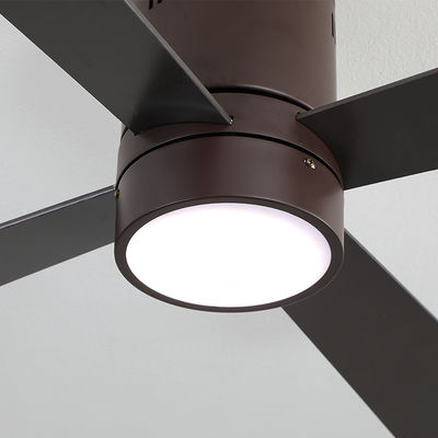 fan de plafond moderne de style de lame en métal de 65W 48Inch 4