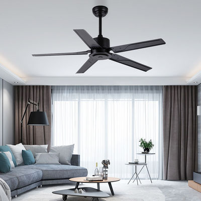 Tracez le temps de fan de plafond de piédestal de lame en métal de pouce 110VAC du style 52 plaçant le rf à télécommande