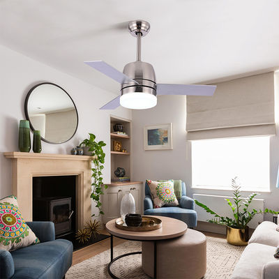 65W 3000K 36 fan de plafond en métal de lame du fer 3 de lumière de fan de plafond de pouce