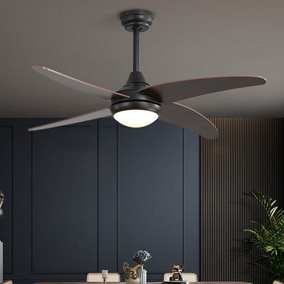 économie d'énergie de lampe de fan de plafond de lame en métal de contreplaqué de fer de 3000-5000K 50000Hour