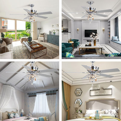 80Ra 65W fans de plafond commerciales à télécommande de fan de plafond de 52 pouces pour des restaurants
