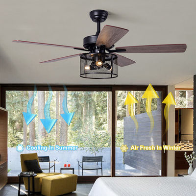 Moteur à courant alternatif de C.C du contreplaqué 2000LM Crystal Ceiling Fan Light With du Ministère de l'Intérieur 5