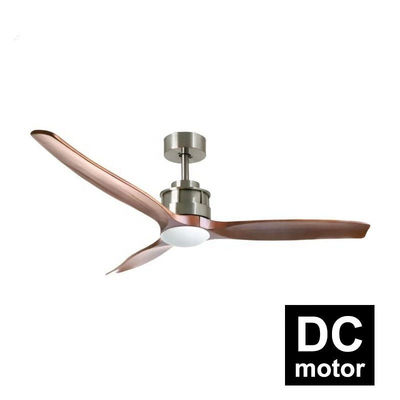 Salon 40w de décor moteur en bois de C.C de 52 de pouce de plafond de fan lames de la lumière 3