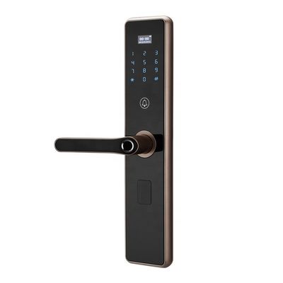 Batteries électroniques Keyless de la serrure 8 aa de l'empreinte digitale 70mm Smart de carte de grand coup