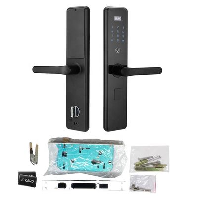Serrure biométrique principale cachée par ce de poignée de porte de Smart de serrure de porte d'empreinte digitale du trou 508dpi