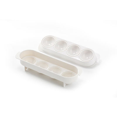 Glaçon sphérique des produits 115g de vaisselle de cuisine de silicone d'UE de la CE Tray With Lid