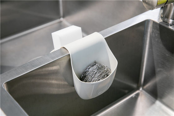 Organisateur 80g d'évier de silicone de produits de vaisselle de cuisine de silicone d'ODM d'OEM multifonctionnel