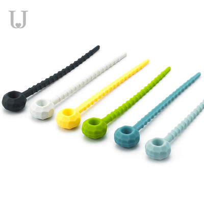 liens 27g de nourriture de silicone de 115mm ElasticReusable favorables à l'environnement