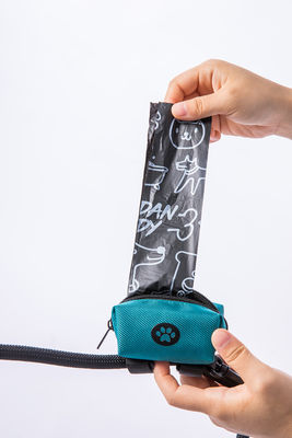la dunette biodégradable d'animal familier du polyester 1680D met en sac le chien que les déchets mettent en sac le logo fait sur commande