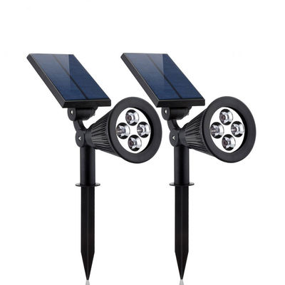 couleur de 5000K RVB changeant les lumières solaires IP44 de paysage 200 lumières solaires de chemin de lumen