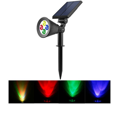 couleur de 5000K RVB changeant les lumières solaires IP44 de paysage 200 lumières solaires de chemin de lumen