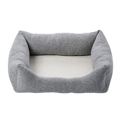 Lits de toile de chien de rectangle à carreaux de FiberEVA de produits d'animal familier d'ODM d'OEM