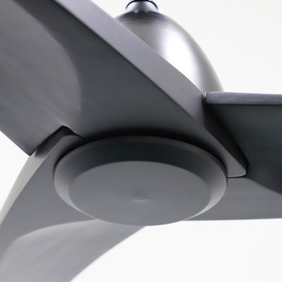 Noir/fan plafond en bois solide de nickel maison à télécommande/comercial de 60 pouces utilisé