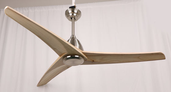 Noir/fan plafond en bois solide de nickel maison à télécommande/comercial de 60 pouces utilisé