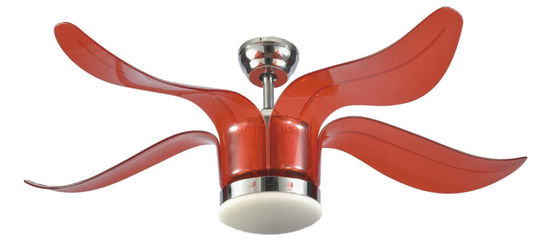 Fan de plafond d'intérieur économiseuse d'énergie de lames du ventilateur 4 du moteur électrique 52Inch avec des lumières