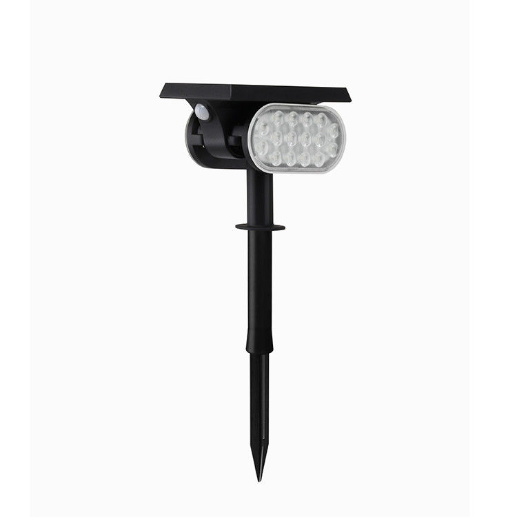En dehors de 90lm/W 3.7V Pir Motion Sensor Solar Garden allume le rhéostat de soutien