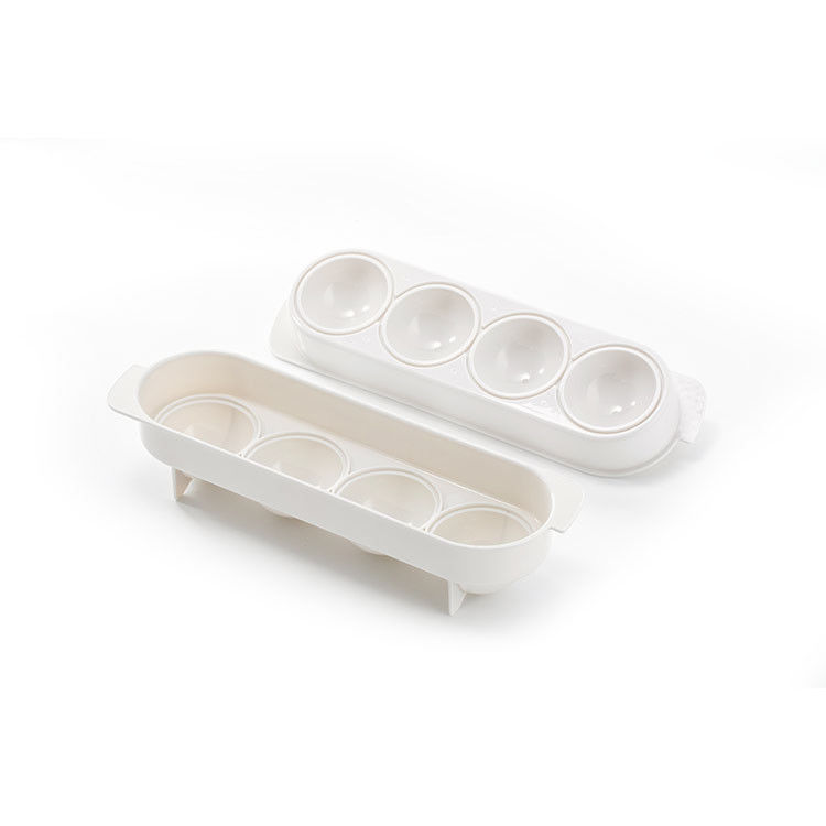 Glaçon sphérique des produits 115g de vaisselle de cuisine de silicone d'UE de la CE Tray With Lid