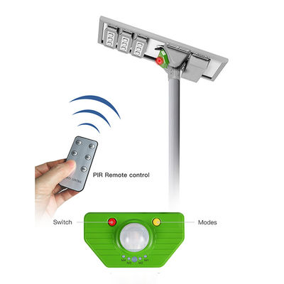 3000 réverbère actionné solaire extérieur du lumen 18pcs LED IP65 Wateproof